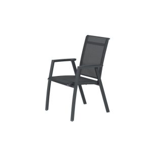 Gala dining fauteuil – carbon black – antraciet Gala dining fauteuil – carbon black – antraciet