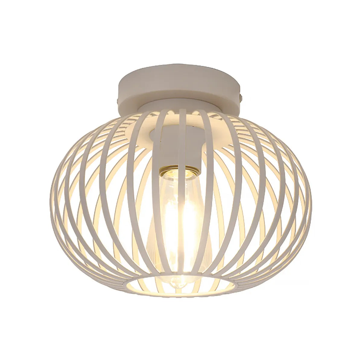 Freelight plafondlamp Aglio - 1 lichts - 25 x 18 cm - beige