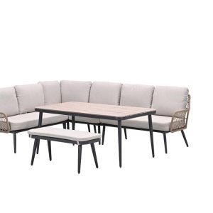 Wicker lounge-diningset Allasio – 9 persoons – Garden Impressions Wicker lounge-diningset Allasio – 9 persoons – Garden Impressions