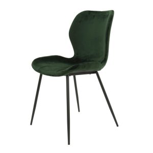 Giga Meubel Eetkamerstoel Velvet – Groen – Set van 4 Giga Meubel Eetkamerstoel Velvet – Groen – Set van 4