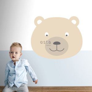 ESTAhome muursticker dierenkoppen beige – 70 x 62 cm – 158971 ESTAhome muursticker dierenkoppen beige – 70 x 62 cm – 158971