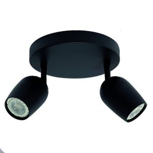 Freelight spot Trova – 2 lichts – 20 x 16 cm – zwart Freelight spot Trova – 2 lichts – 20 x 16 cm – zwart