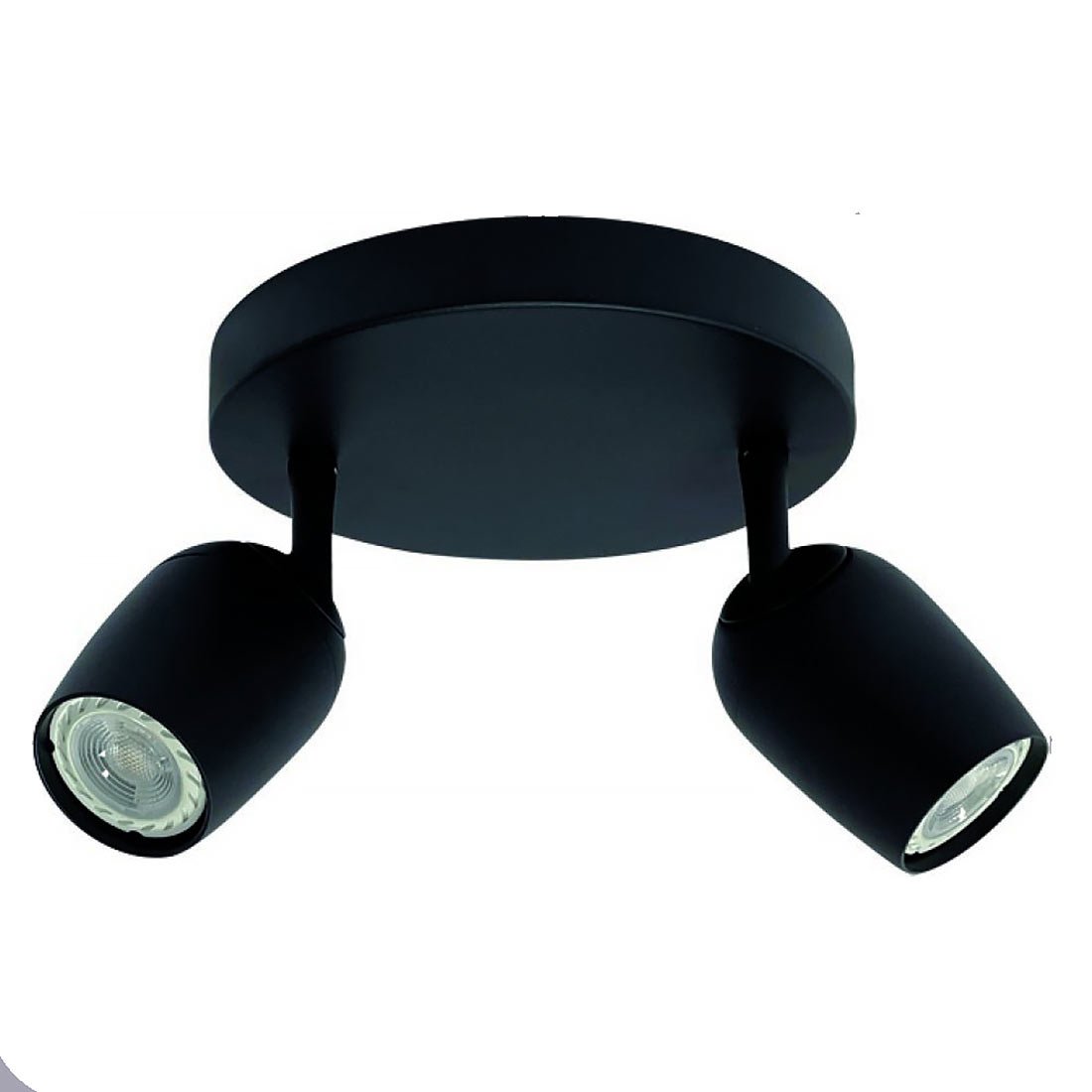 Freelight spot Trova - 2 lichts - 20 x 16 cm - zwart