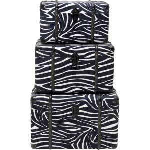 Kare Design Koffer Wild Animal zebra (3/Set)