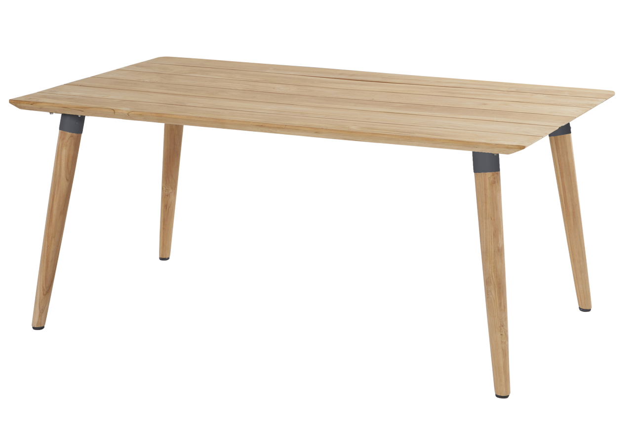 Hartman Tuintafel Sophie Studio - Naturel/Donkergrijs Teakhout - 170x1