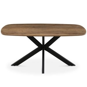 Giga Meubel Eettafel Jaimy – Deens Ovaal Donkerbruin Hout – 160x90x76c Giga Meubel Eettafel Jaimy – Deens Ovaal Donkerbruin Hout – 160x90x76c