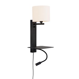 it's about RoMi wandlamp Florence – wit – 24x22x52cm
