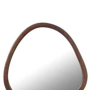 J-Line spiegel Whisp – hout – bruin – large – Ø 59 cm
