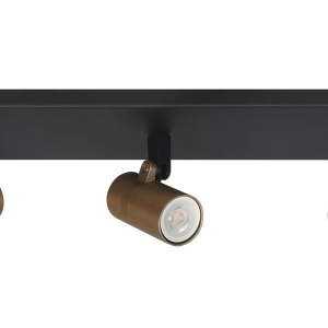 Highlight spot Picollo – 3 lichts – 40 x 11 cm – zwart goud