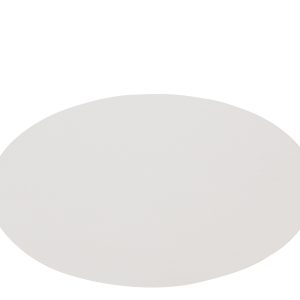J-Line placemat Rond – kunststof – wit – 6 stuks