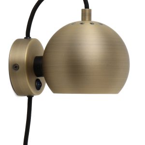 Frandsen wandlamp Ball – goud – 16x12x10cm Frandsen wandlamp Ball – goud – 16x12x10cm
