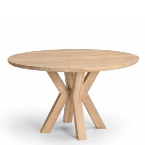 Giga Meubel Eettafel Heleen – Rond – Mangohout – 130cm Giga Meubel Eettafel Heleen – Rond – Mangohout – 130cm