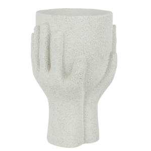 J-Line bloempot Handen – cement – wit – large – Ø 14 cm J-Line bloempot Handen – cement – wit – large – Ø 14 cm