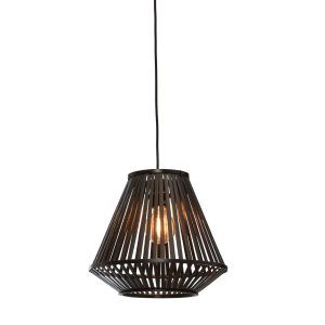 GOOD&MOJO hanglamp Merapi – zwart – Ø30cm GOOD&MOJO hanglamp Merapi – zwart – Ø30cm