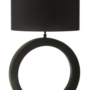 J-Line lamp Rond – aluminium – zwart