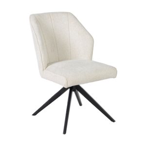 Giga Meubel Eetkamerstoel Charlotte – Stof – Beige – Set van 2 Giga Meubel Eetkamerstoel Charlotte – Stof – Beige – Set van 2