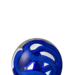 J-Line presse-papier Slinger – glas – blauw – medium J-Line presse-papier Slinger – glas – blauw – medium
