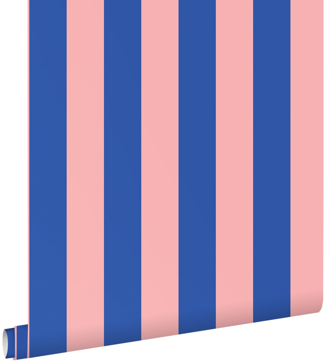 ESTAhome behang strepen licht roze en blauw - 53 cm x 10.05 m - 139907