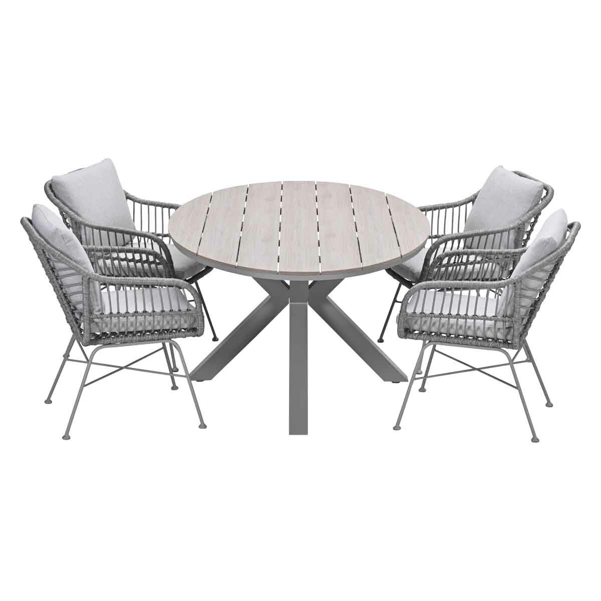 Garden Impressions tuinset Lucas - Tulli - valley sand - 180x115 cm -