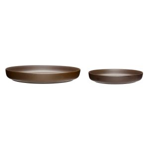 Hübsch borden Clay – keramiek – ø20xh4, ø31xh5cm Hübsch borden Clay – keramiek – ø20xh4, ø31xh5cm