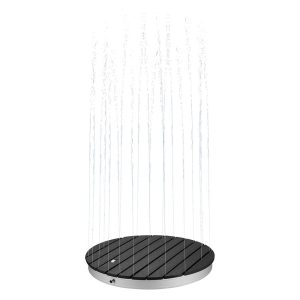 Home Deluxe WPC douchevloer CALIA antraciet – ⌀ 70,5 cm