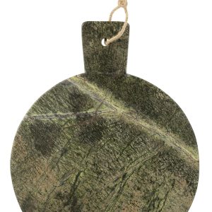 J-Line kaasplank Rond Marmer – steen – groen J-Line kaasplank Rond Marmer – steen – groen