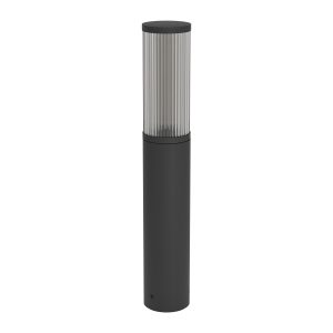 EGLO sokkellamp Salle – e27 – 46,5 cm – smoke – zwart