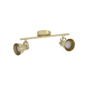 EGLO spot Seras – gu10 – 2 lichts – 37 cm – goud EGLO spot Seras – gu10 – 2 lichts – 37 cm – goud