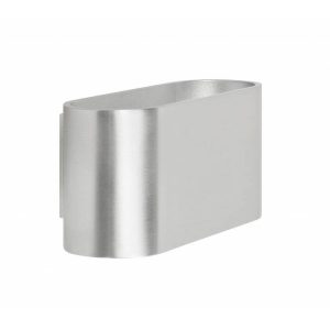 Highlight wandlamp Oval – 1 lichts – 8x 8 cm – mat chroom