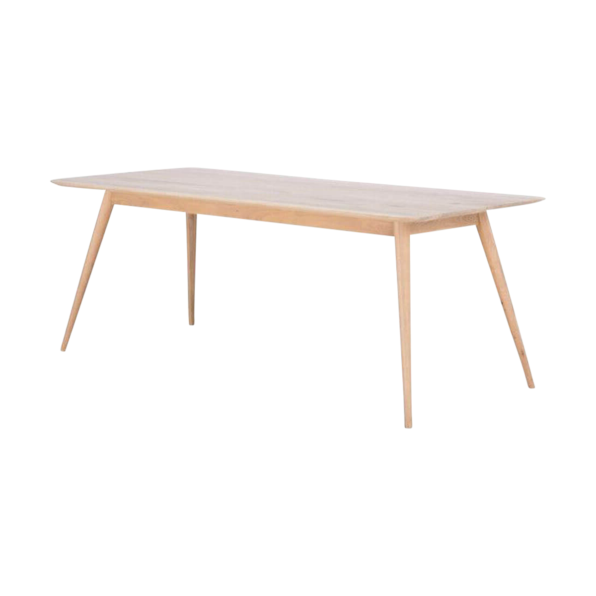Gazzda Stafa Table Eikenhouten Eettafel 180 x 90 - Whitewash