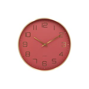 Karlsson wandklok Elegance Glow – rood – Ø40cm Karlsson wandklok Elegance Glow – rood – Ø40cm