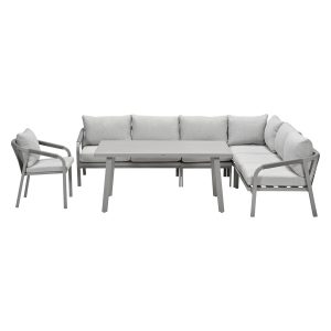 Garden Impressions lounge dining set Tarera taupe – 6-delig – incl sto Garden Impressions lounge dining set Tarera taupe – 6-delig – incl sto