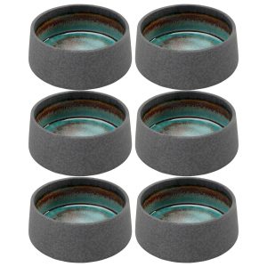 Kare Design Kommen Ari grijs 13cm (6/set)