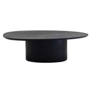 Giga Meubel Salontafel Nara – Zwart Hout – 80x55x38cm