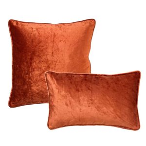 KUSSENSET | 2-delig | Chloe | oranje | Hoii | inclusief binnenkussens
