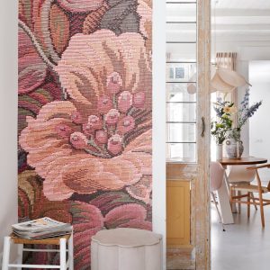 ESTAhome fotobehang geborduurd bloemmotief roze – 186 x 279 cm – 15950 ESTAhome fotobehang geborduurd bloemmotief roze – 186 x 279 cm – 15950