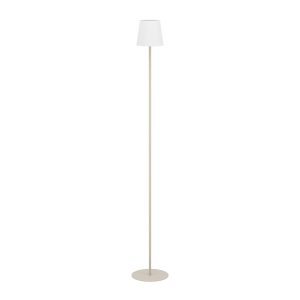 EGLO vloerlamp Fiorana – e14 – hoogte 140,5 cm – zandkleur/wit
