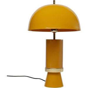 Kare Design tafellamp Josy – geel en bruin