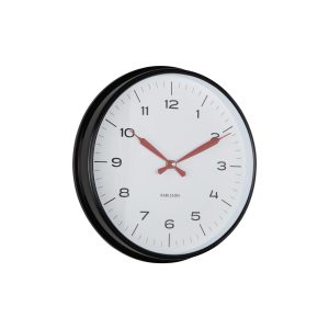 Karlsson wandklok Modern Factory – zwart – Ø30cm Karlsson wandklok Modern Factory – zwart – Ø30cm