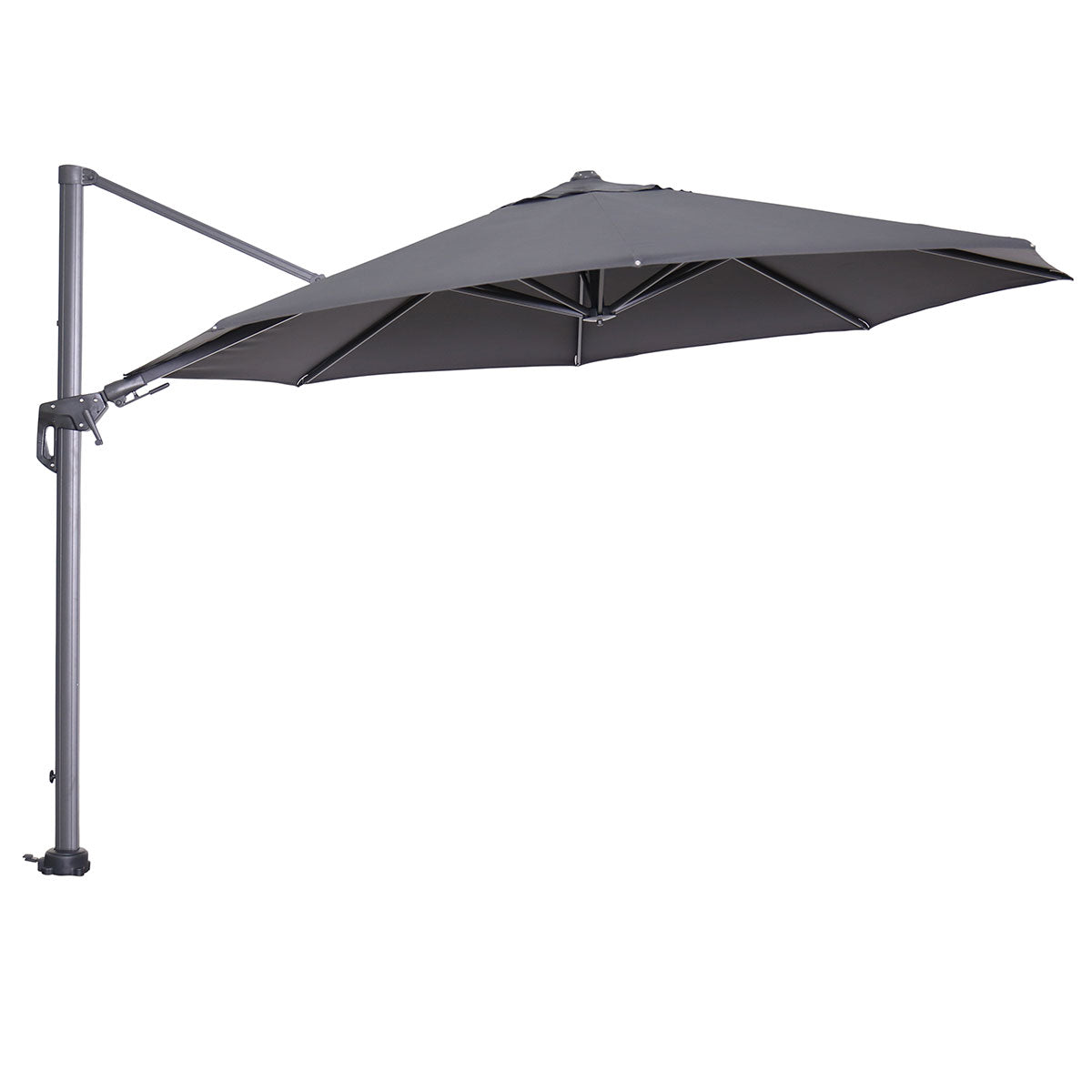 Garden Impressions zweefparasol Hawaii donker grijs 350x350 cm + 90 kg