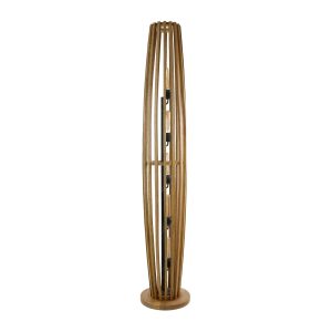 Giga Meubel Vloerlamp Orbit XL – Mangohout Naturel – 5-Lichts – 190×30