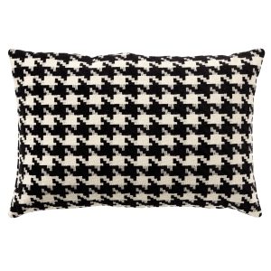 CHARLOTTE | sierkussen 40×60 cm | Raven | zwart | wit | Hoii | met duu