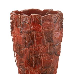 J-Line vaas Akane – keramiek – rood – large