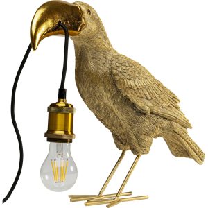 Kare Design Tafellamp – toekan – goud