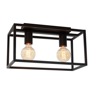 EGLO plafondlamp Eldrick – e27 – 40 cm – zwart EGLO plafondlamp Eldrick – e27 – 40 cm – zwart