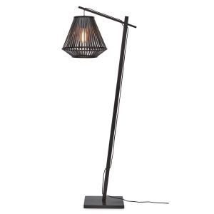 GOOD&MOJO vloerlamp Merapi – bruin – Ø30cm GOOD&MOJO vloerlamp Merapi – bruin – Ø30cm