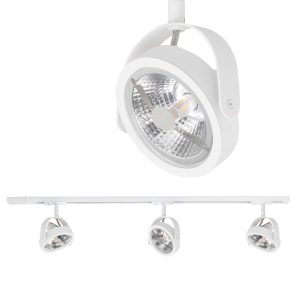 Highlight railsysteem Trackline – 3 lichts – 100 x 20 cm – wit