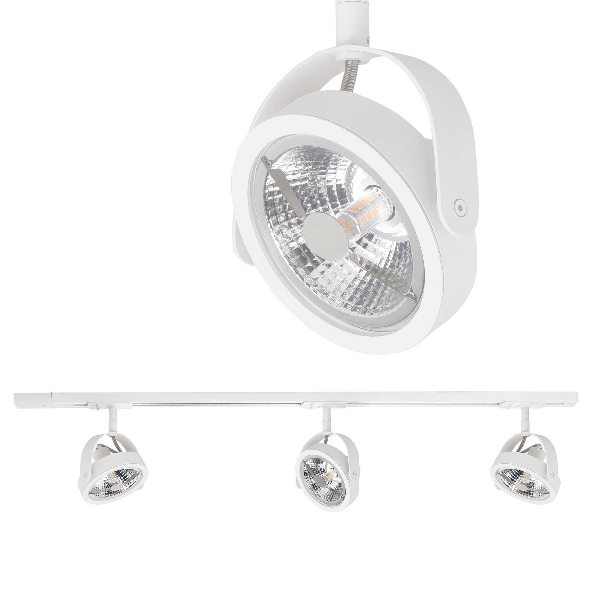 Highlight railsysteem Trackline - 3 lichts - 100 x 20 cm - wit