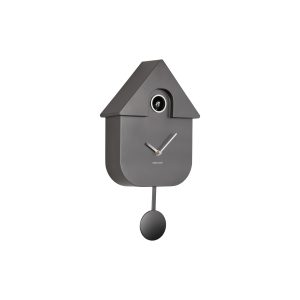 Karlsson wandklok Modern Cuckoo Metallic – grijs – 21.5×8.5x41cm Karlsson wandklok Modern Cuckoo Metallic – grijs – 21.5×8.5x41cm