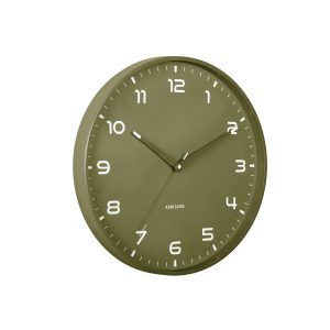 Karlsson wandklok Orgullo – groen – Ø40cm Karlsson wandklok Orgullo – groen – Ø40cm